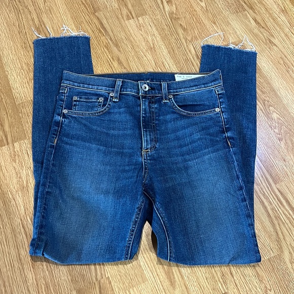 Rag & Bone High Rise Skinny Jeggings - Picture 4 of 10